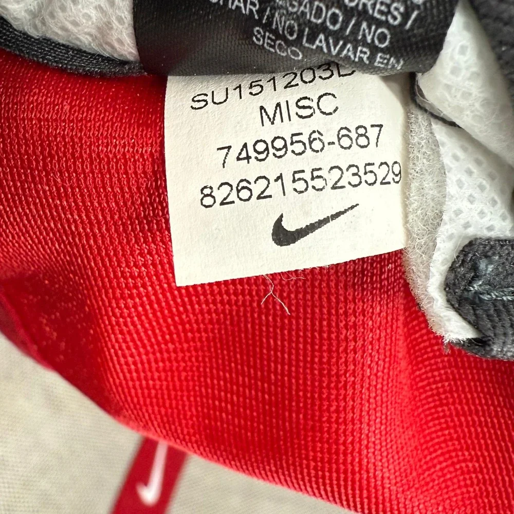 Nike Golf‎ Red Blue Snapback Hat Men's Adjustable Patch Cap Flat Brim 749956